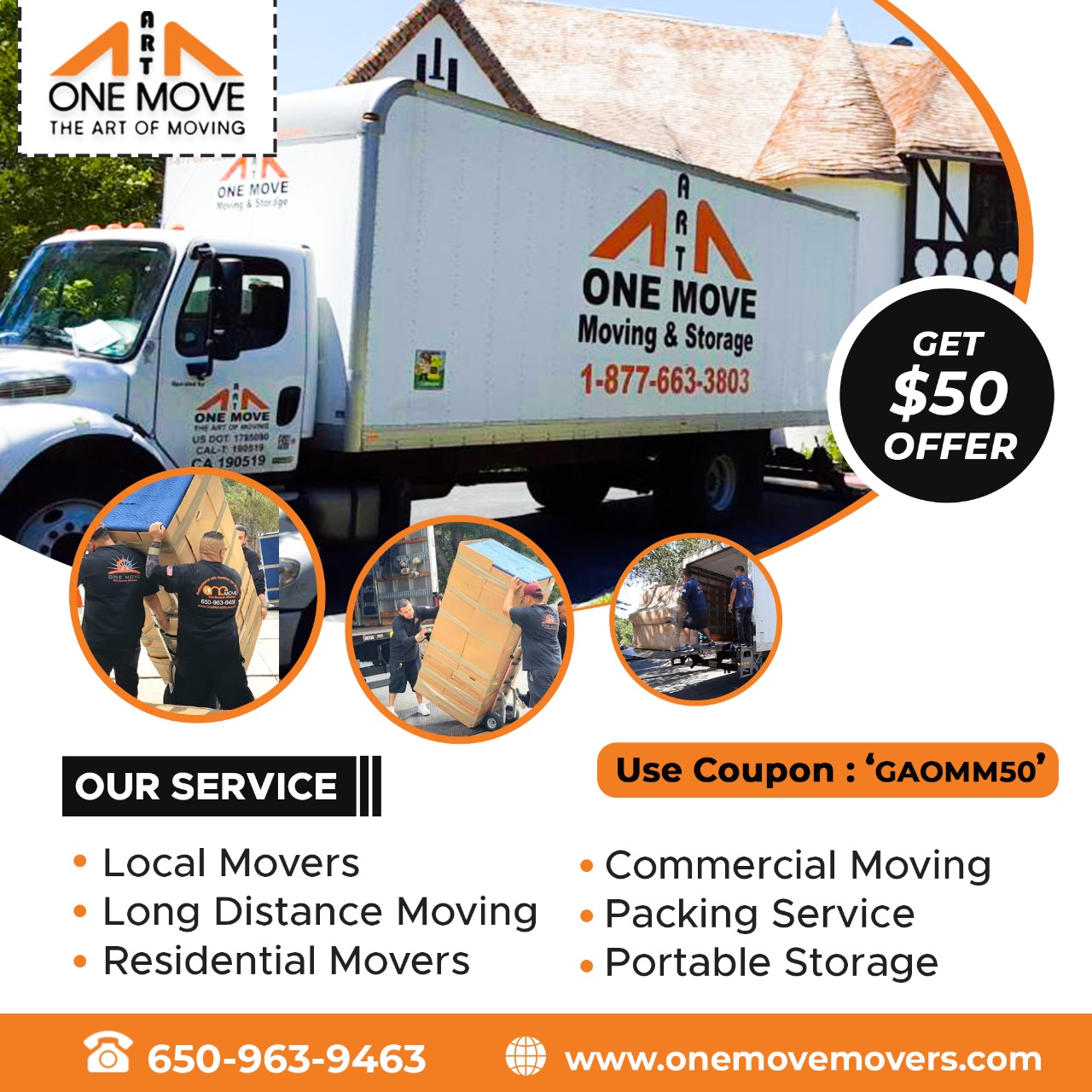 The One Move Moving Delivery & Storage
